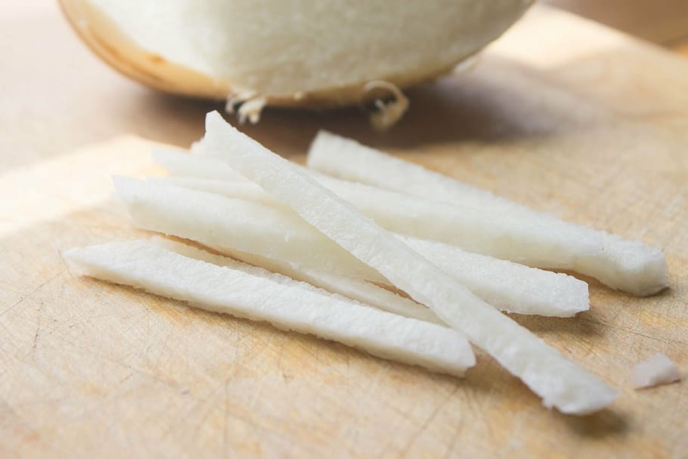 Furthermore, jicama is a great source of prebiotics, which are non-digestible carbohydrates that act as food for beneficial gut bacteria. By promoting the growth of these good bacteria, jicama can help improve digestion, enhance nutrient absorption, and support overall gut health.